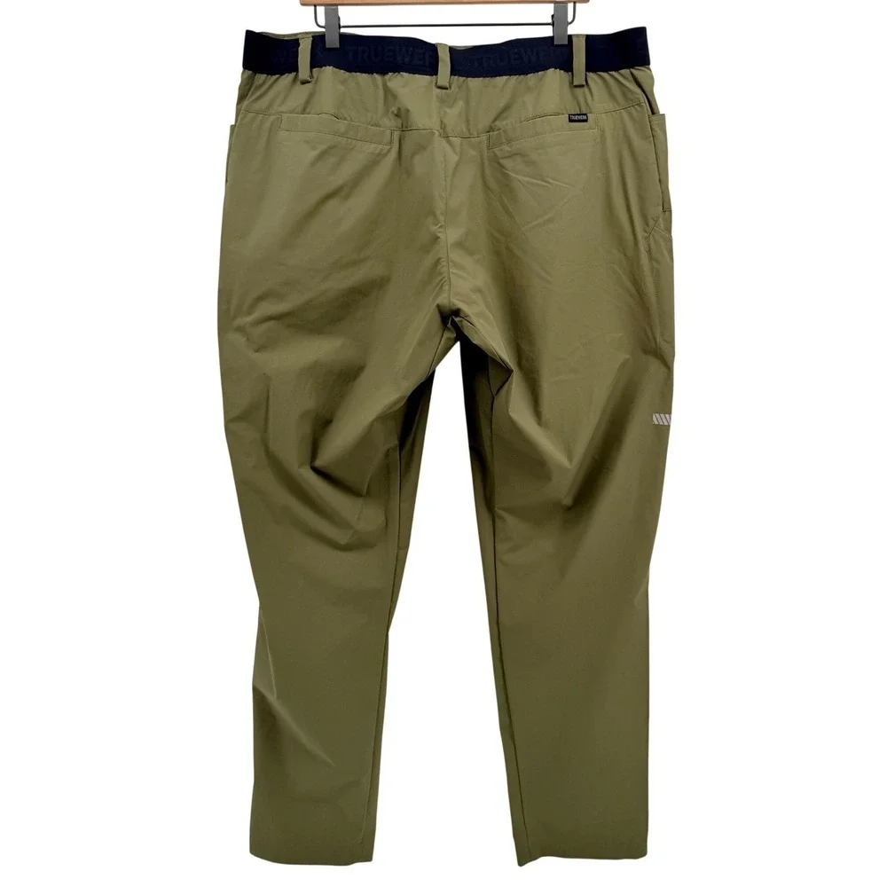 Truewerk Cloud Pant Mens 2XL Olive Green Lightweight Stretch Technical Workwear